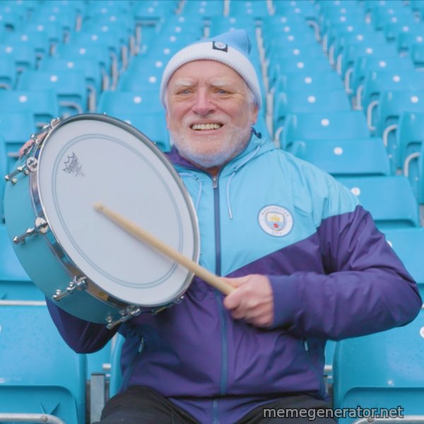 Harold the Drummer meme template