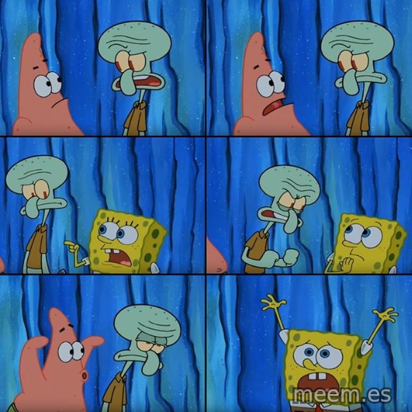 Stop It, Patrick, You're Scaring Him meme template